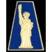 STATUE OF LIBERTY BLUE TAB PIN